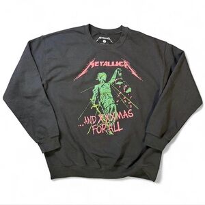 Metallica crewneck with album artwork sz L